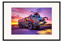 Gerahmter Kunstdruck FLF Panther 24