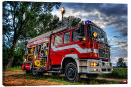 Tableau sur toile  Camion de pompier allemand - LF Hondelage 07 - Markus Will