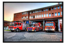 Gerahmter Kunstdruck LZ HW 01