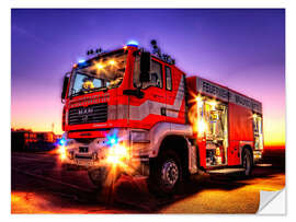 Wall sticker Fire truck in Brunswick