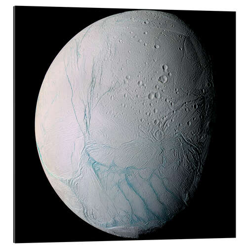 Galleritryck Saturn's moon Enceladus