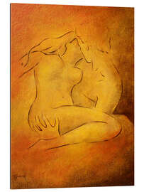 Gallery print Flaming passion, couple in love