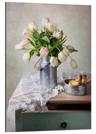 Magnettafel Stilleben mit Tulpen