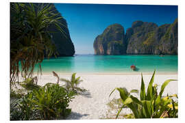 Hartschaumbild Weißer Strand in Thailand - Mayday74