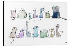 Obraz na aluminium Cats - artill