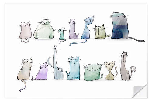 Wall sticker Cats
