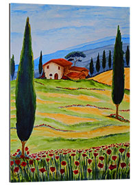 Gallery Print Blühender Mohn in der Toskana 4