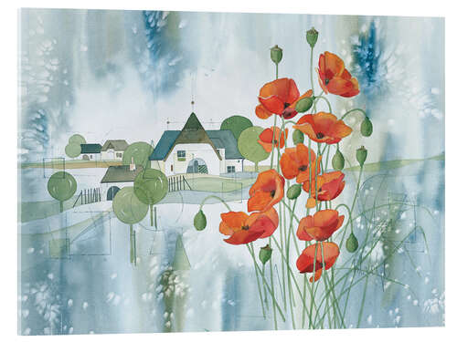 Obraz na szkle akrylowym Poppy flower