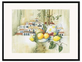 Impresión de arte enmarcada Scent of lime