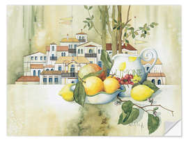 Sticker mural Parfum de citron vert