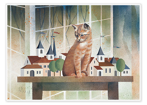 Poster View of the cat