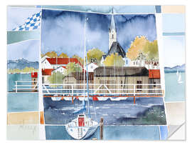 Wandsticker Vormittag am Chiemsee