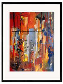 Plakat artystyczny premium w ramie Rain Down