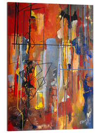 Gallery Print Regen abstrakt