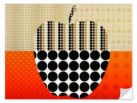 Vinilo para la pared apple impression - Rosalina Nikolova