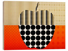 Cuadro de madera apple impression - Rosalina Nikolova