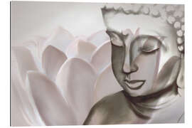 Quadro em plexi-alumínio Buddha Lotus