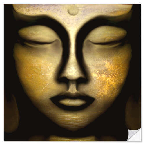 Wandsticker Buddha – Ankommen