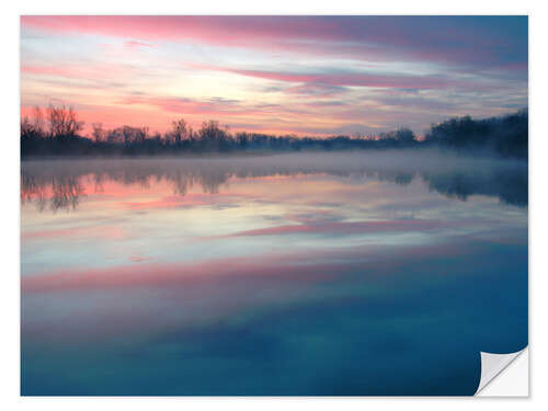 Selvklæbende plakat Colors of the morning