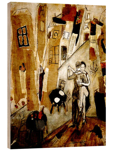 Wood print Tango