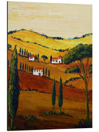 Aluminium print Tuscany Mini - Christine Huwer