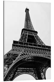 Aluminium print eiffel tower - Claudia Moeckel