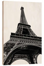 Tableau en bois Tour Eiffel - Claudia Moeckel