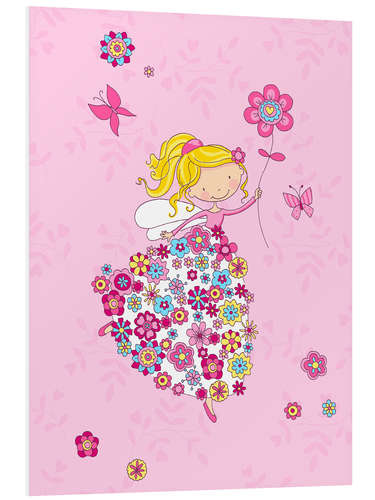 Foam board print Flower Princess