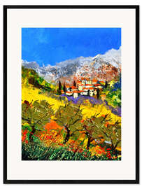 Gerahmter Kunstdruck Reise in die Provence