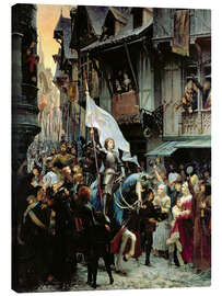 Canvastavla  Ankomsten av Joan d&#039;Arc - Jean-Jacques Scherrer