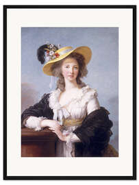 Gerahmter Kunstdruck Herzogin von Polignac (Marie Antoinette)