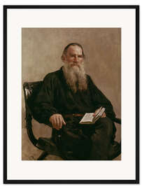Gerahmter Kunstdruck Lev Tolstoy
