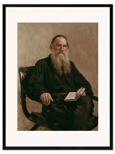 Plakat artystyczny premium w ramie Lev Tolstoy