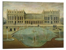 Obraz na aluminium Chateau de Versailles from the Garden Side - French School