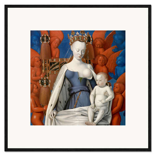 Framed art print Virgin and Child Surrounded by Angels