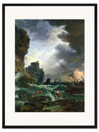 Gerahmter Kunstdruck Der Sturm