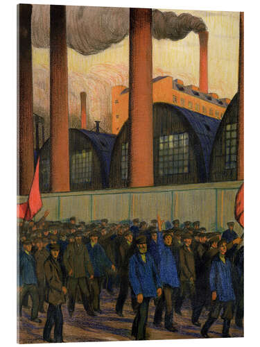 Acrylic print Strike