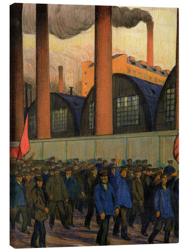 Canvas print Strike