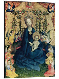 Magnettafel Die Jungfrau am Rosenstrauch