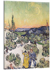 Magnettafel Mondlicht Landschaft