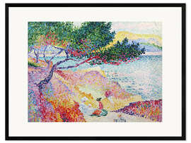 Framed art print The beach of Saint-Clair