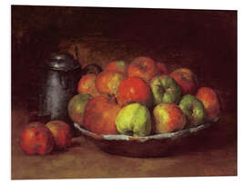 Foam board print Still Life with Apples and a Pomegranate