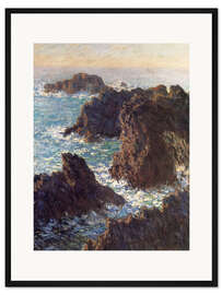 Gerahmter Kunstdruck Felsen bei Belle-Ile