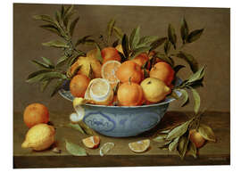 Foam board print Still Life with Oranges and Lemons