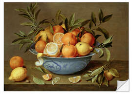 Sticker mural Nature morte aux oranges et aux citrons