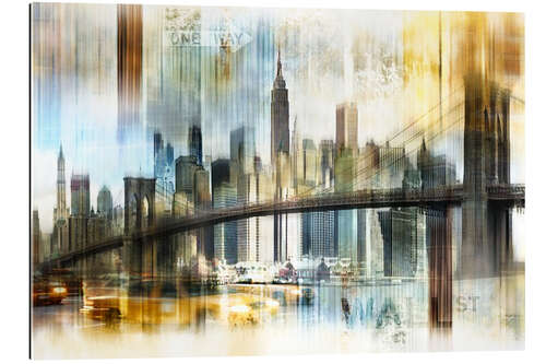 Gallery print Skyline New York Abstrakt Fraktal