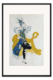 Gerahmter Kunstdruck Skizze für das Ballett "La Peri '