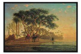 Gerahmter Kunstdruck Arabische Oase