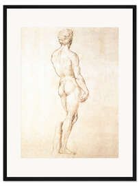 Gerahmter Kunstdruck Studie von David