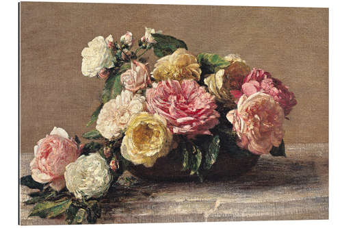 Galleritryk Roses in a Dish